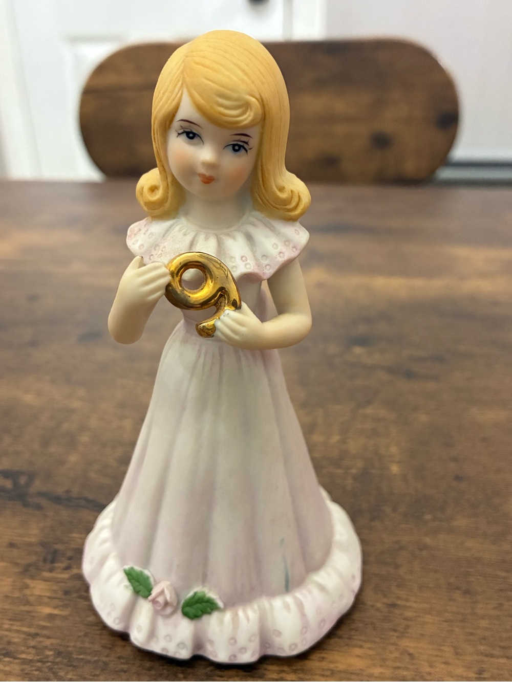 Enesco Growing Up Birthday Girls Year Nine Ninth Birthday Figurine